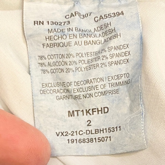 Wrangler 2 High Rise Kick Flare Jeans Womens Release Hem Stretch Cropped - Picture 9 of 13